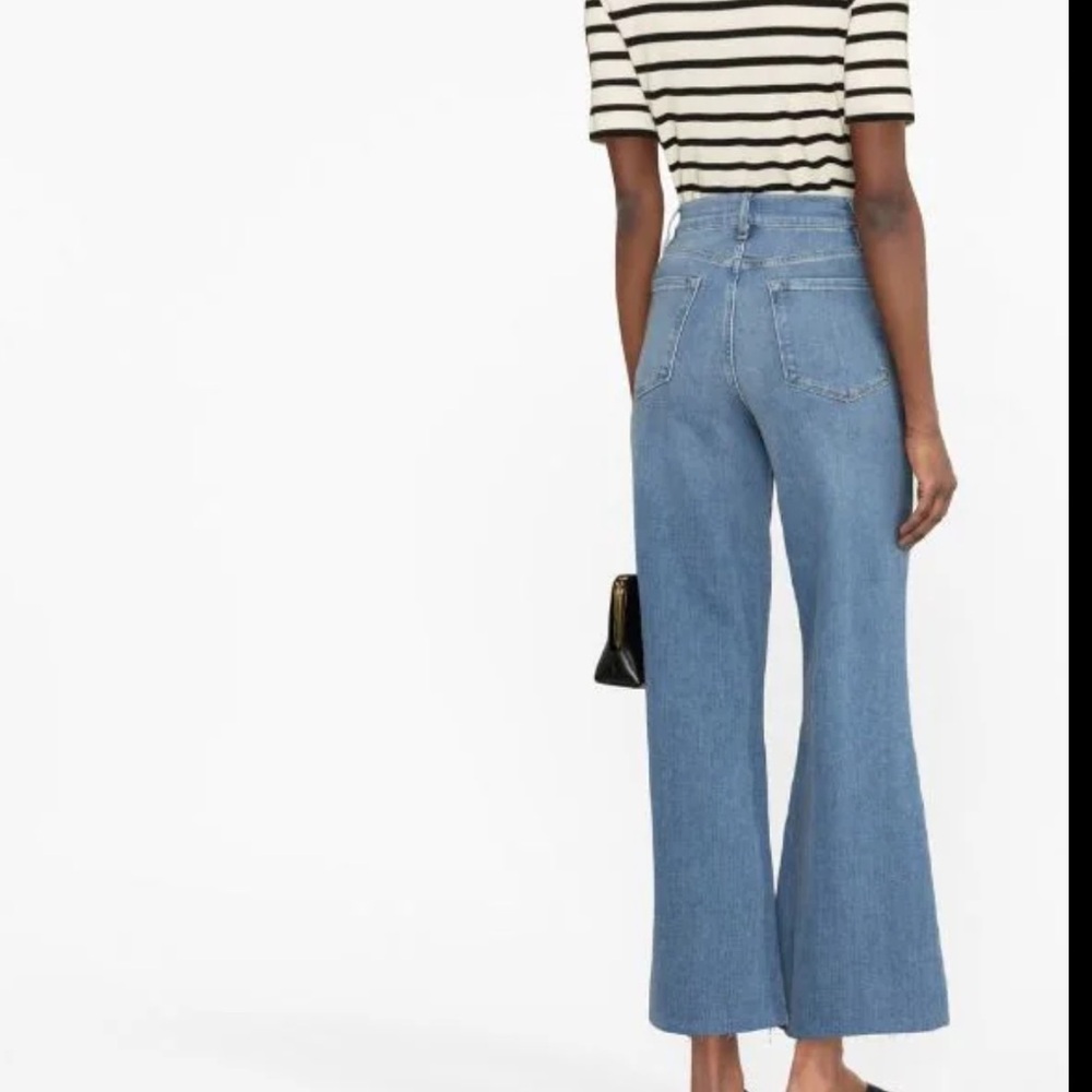 FRAME Le Palazzo Crop high-waisted jeans - Picture 3 of 13